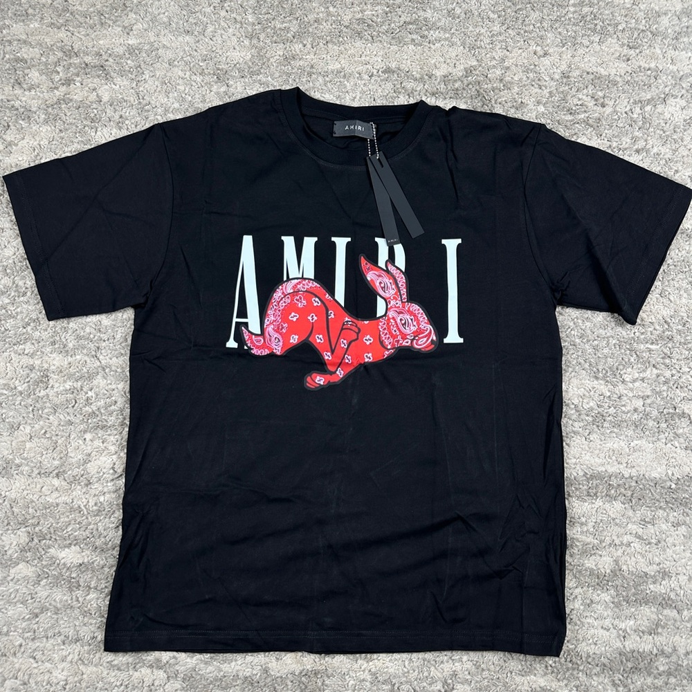 Amiri Red Rabbit Bandana Shirt Men’s Large